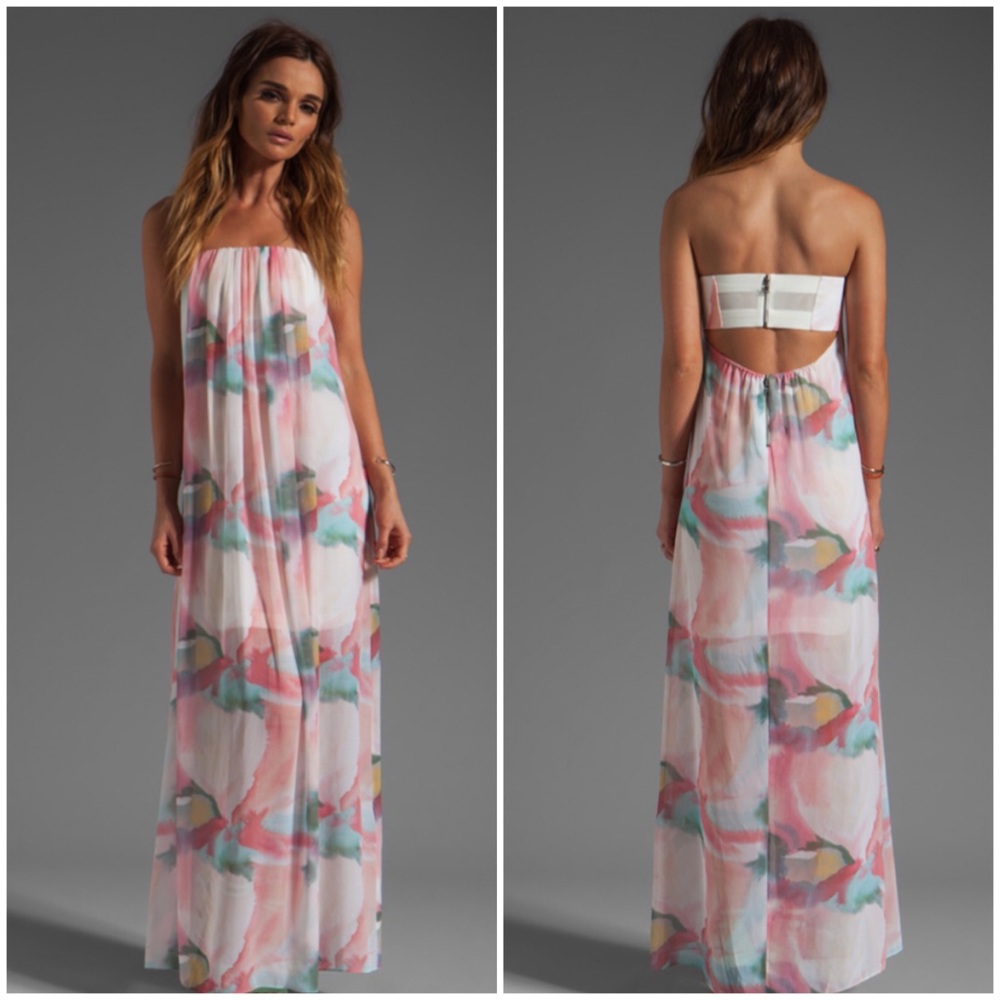 Alice + Olivia Kiernan Floral Maxi Dress
